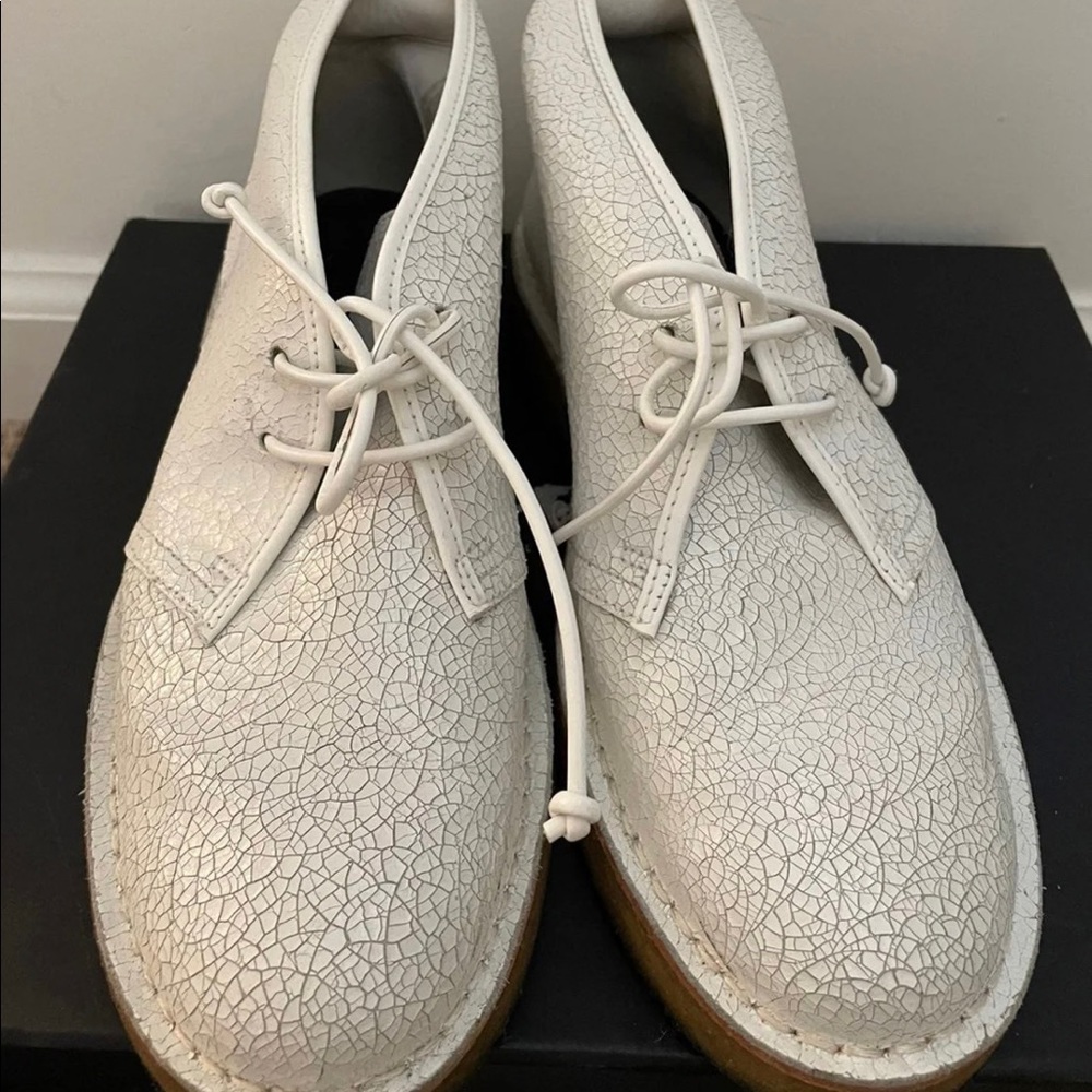 Tory Burch White Bergen Boots size 7.5